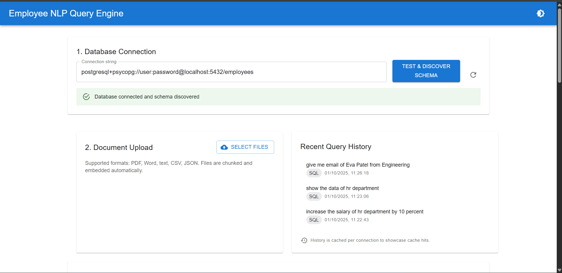 Employee NLQ: Production-Grade Natural Language Query System
